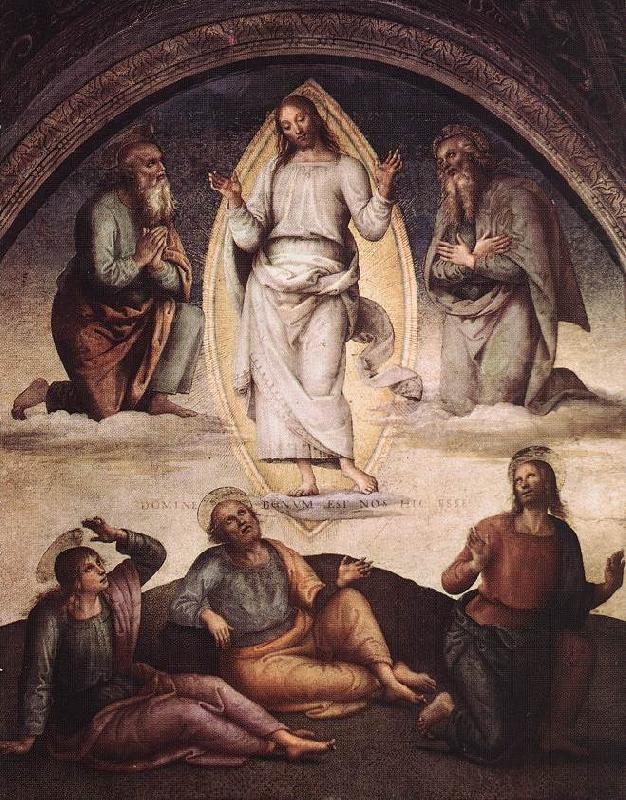 PERUGINO, Pietro The Transfiguration china oil painting image